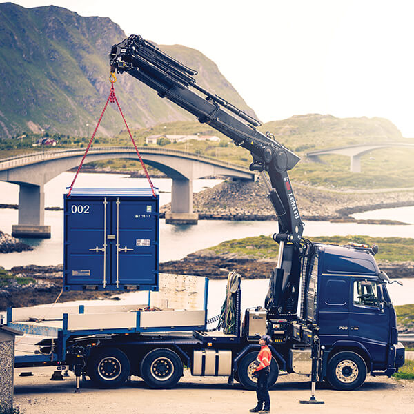 hiab loader crane